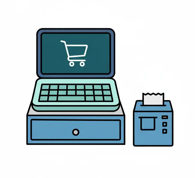 イメージ：パソコン型POSレジ